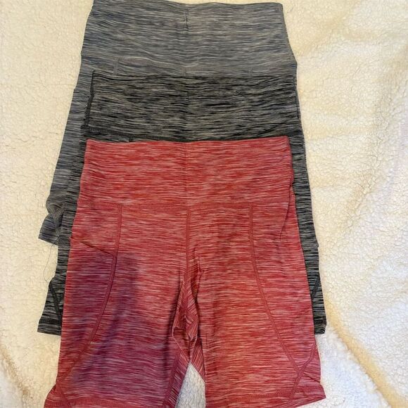 NELEUS Pants - Neleus Women's High Waist Yoga Shorts 3 Pack with Pockets Size S